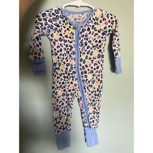 Little Sleepies 0-3 Leopard Love zippy